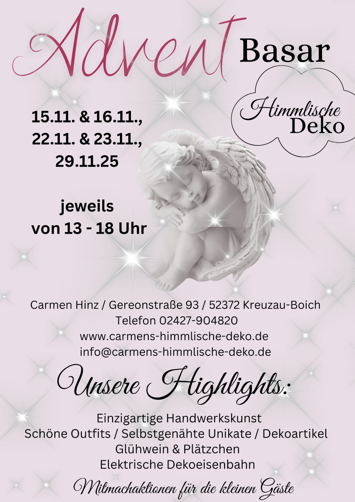 Advent Basar Flyer 2025