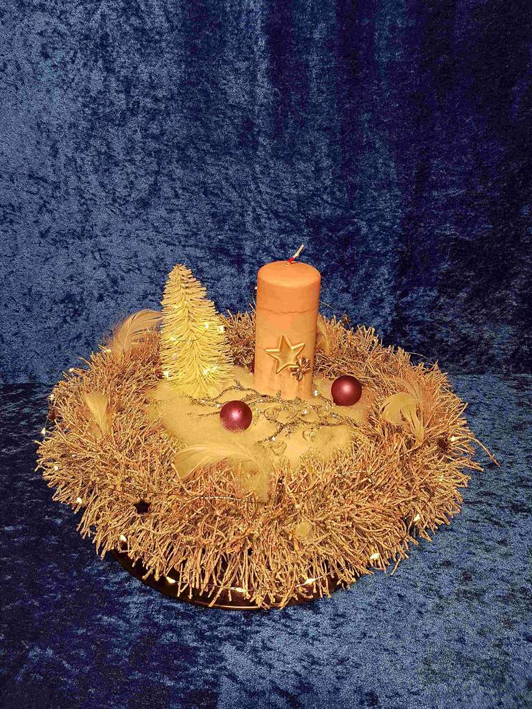 Weihnachtsgesteck Heidi
