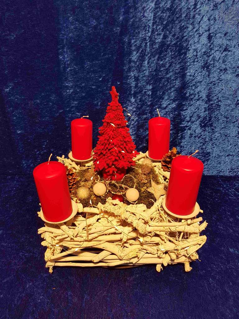 Adventsgesteck Golda
